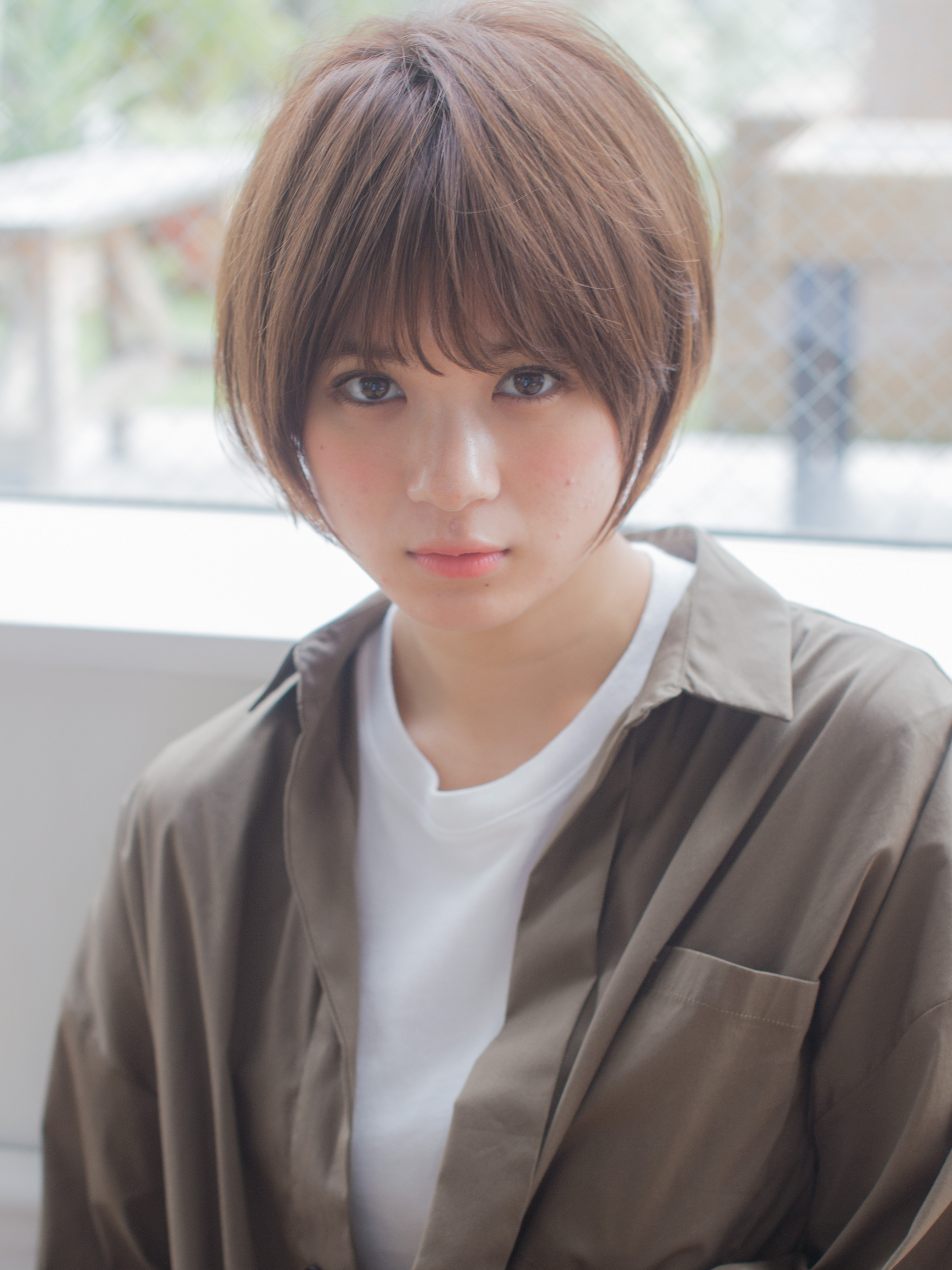 本田翼風　　小顔ショート