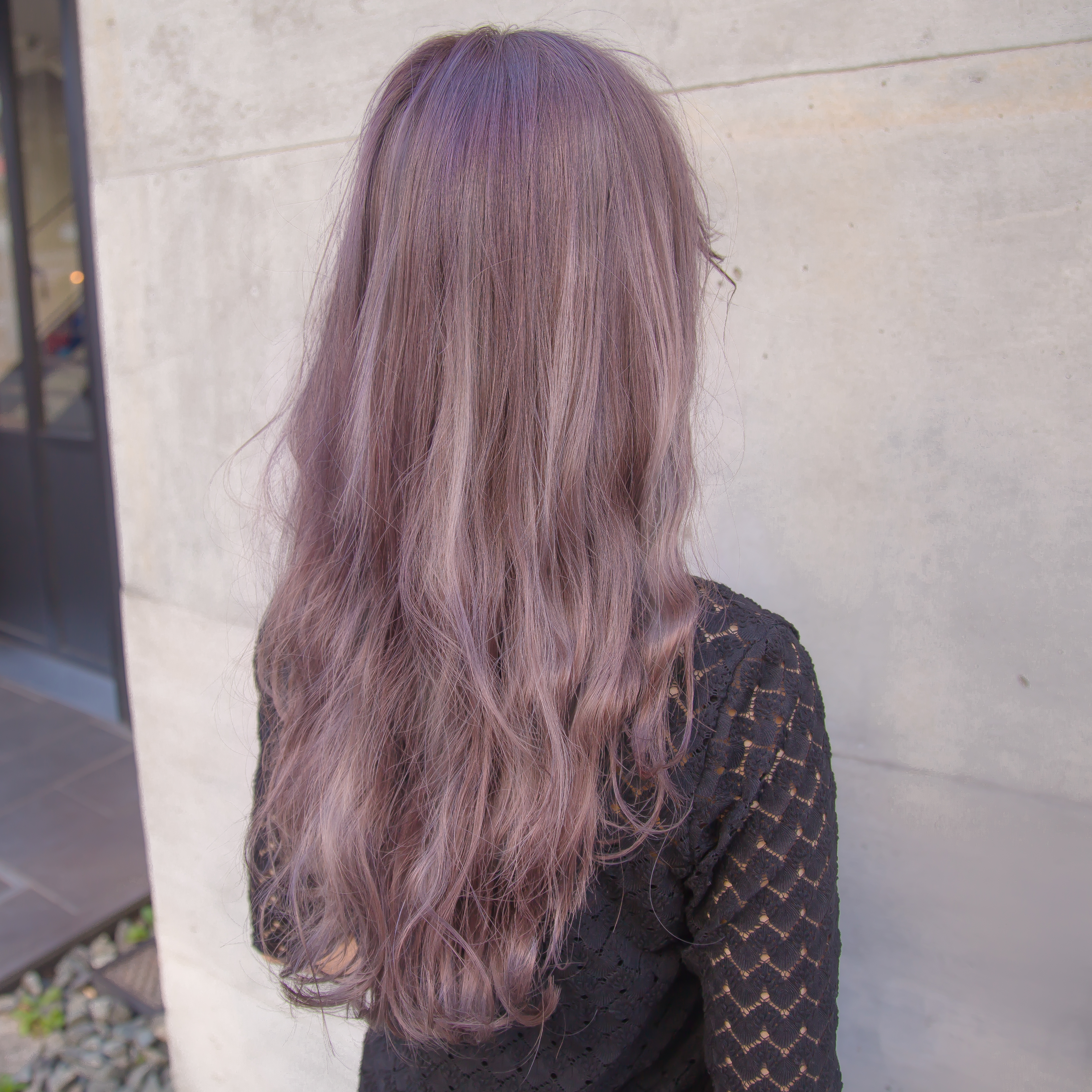 ラベンダーグレージュでアンニュイヘアデビュー♪