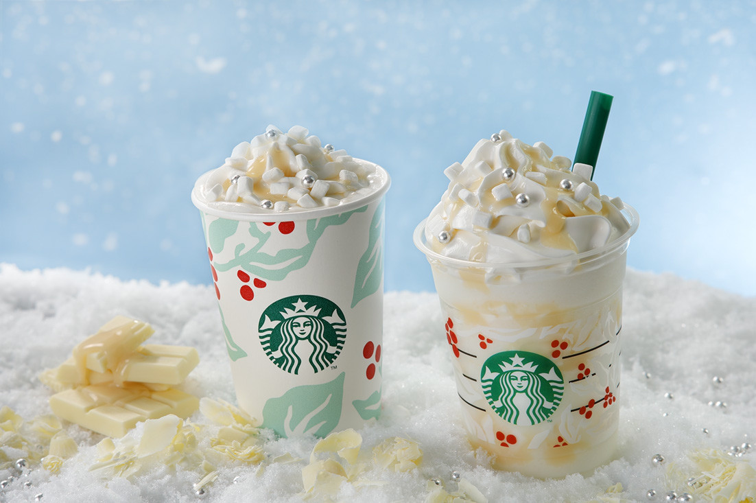 2018年冬のスタバはホワイトクリスマスがテーマ。とびっきり甘いドリンク･･･