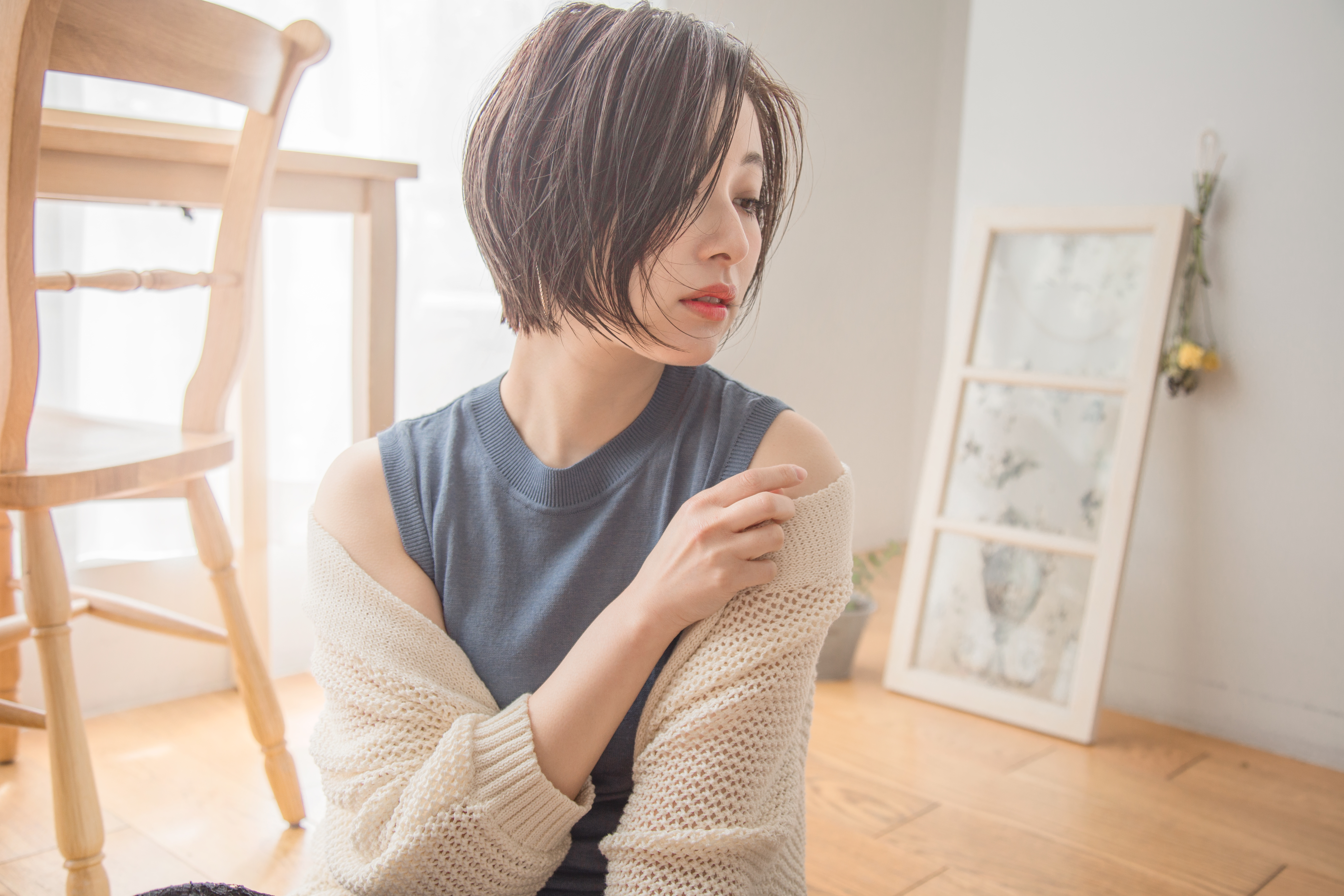 切る部分もあまりない状態だったので、 雰囲気を変えたくてもなかなか難しいかな？
