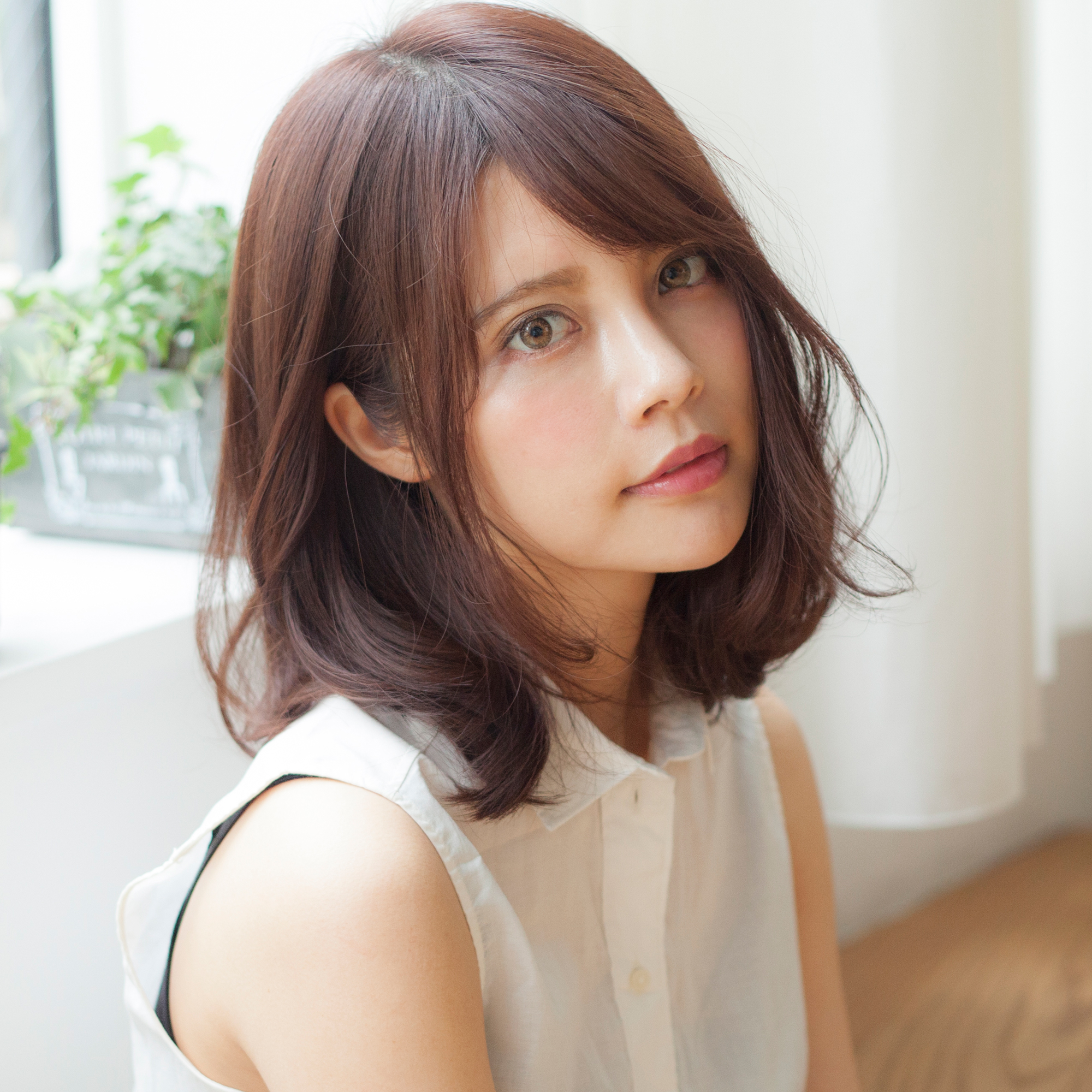 ピンクアッシュで作るヘアカタログ