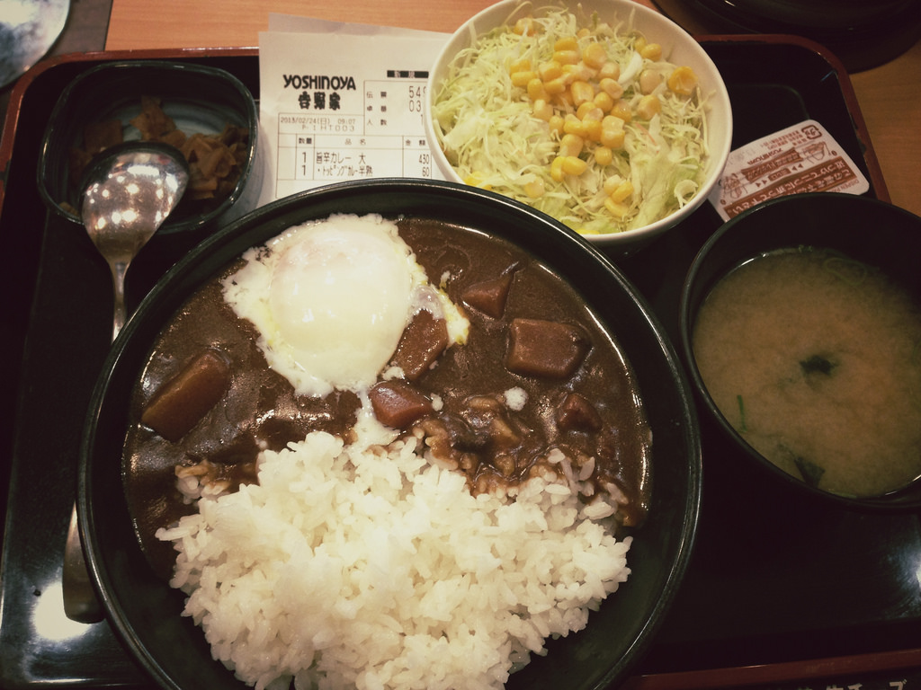 朝からカレー