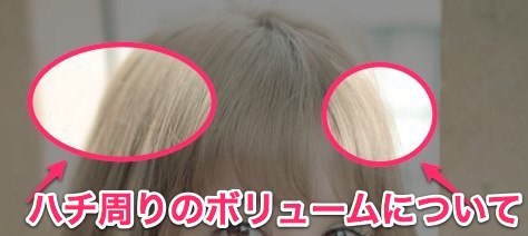 [Hair考察]ハチ周りのボリュームについて考える。