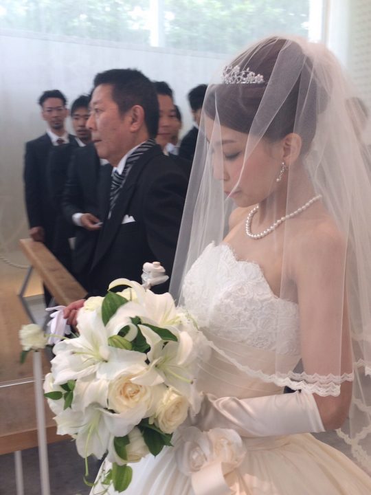 結婚式。hairのパワーってすごいって思う。