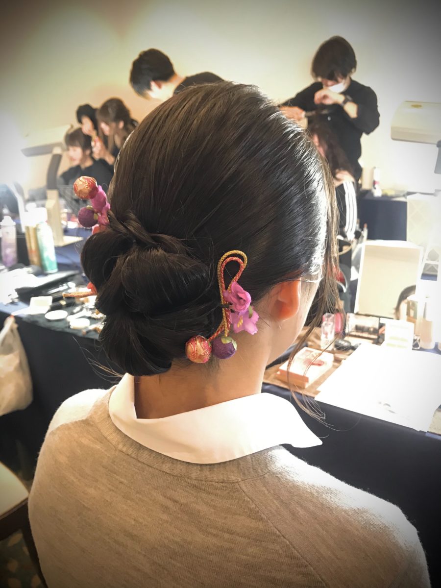 成人式 前撮りのヘアアレンジ特集 Violet バイオレット 青山 表参道 名古屋栄 横浜の美容室