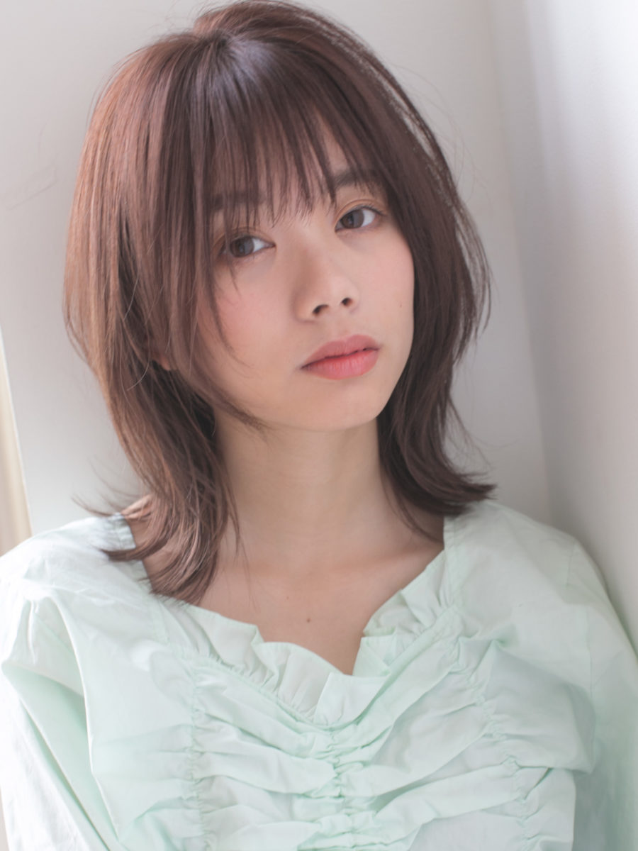 パッツンくびれミディアム A 10 ヘアカタログ Violet バイオレット 青山 表参道 名古屋栄 横浜の美容室