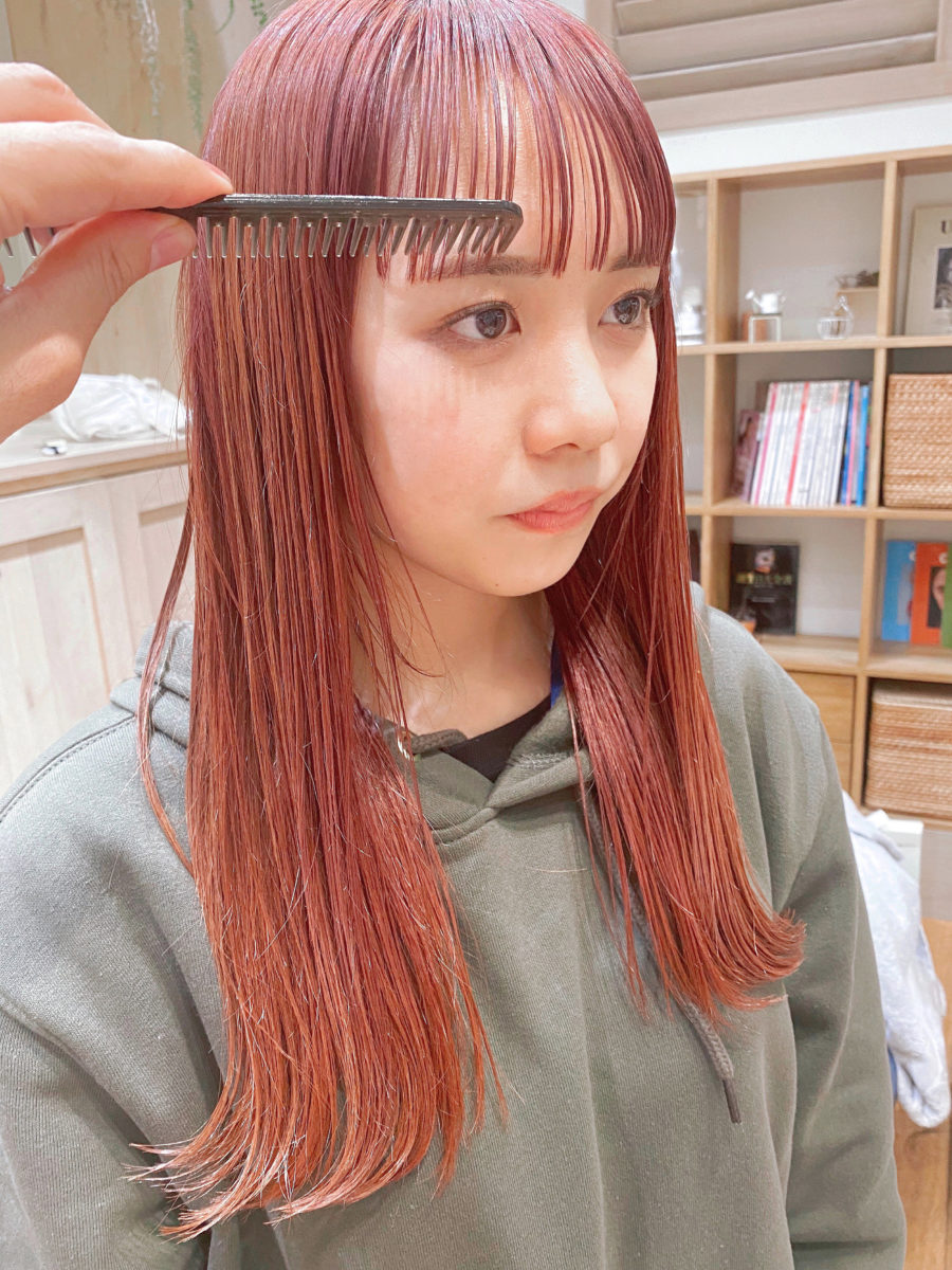 春のヘアカラーは、おしゃれ女子大注目のピンク♪