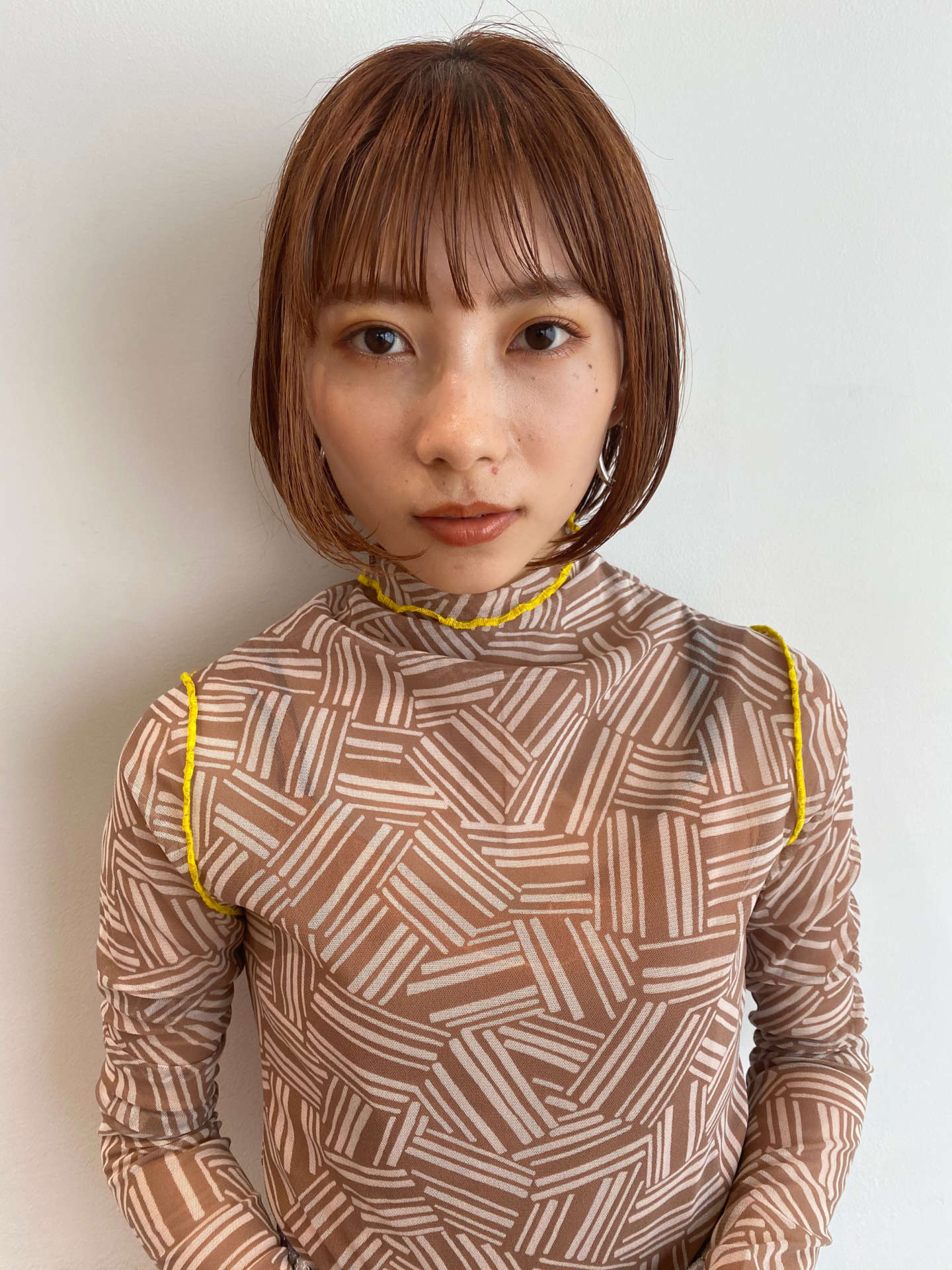 オレンジボブ Mu 33 ヘアカタログ Violet バイオレット 青山 表参道 名古屋栄 横浜の美容室